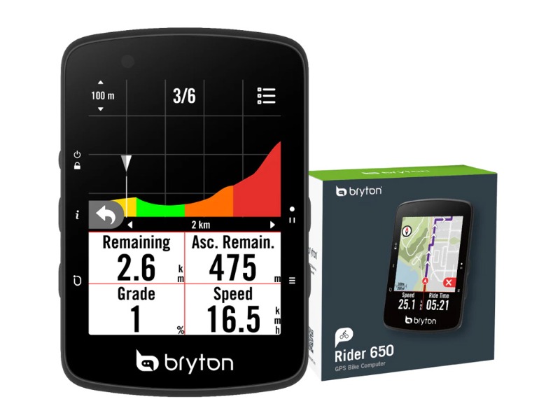 KOLESARSKI RAČUNALNIK BRYTON RIDER 650E