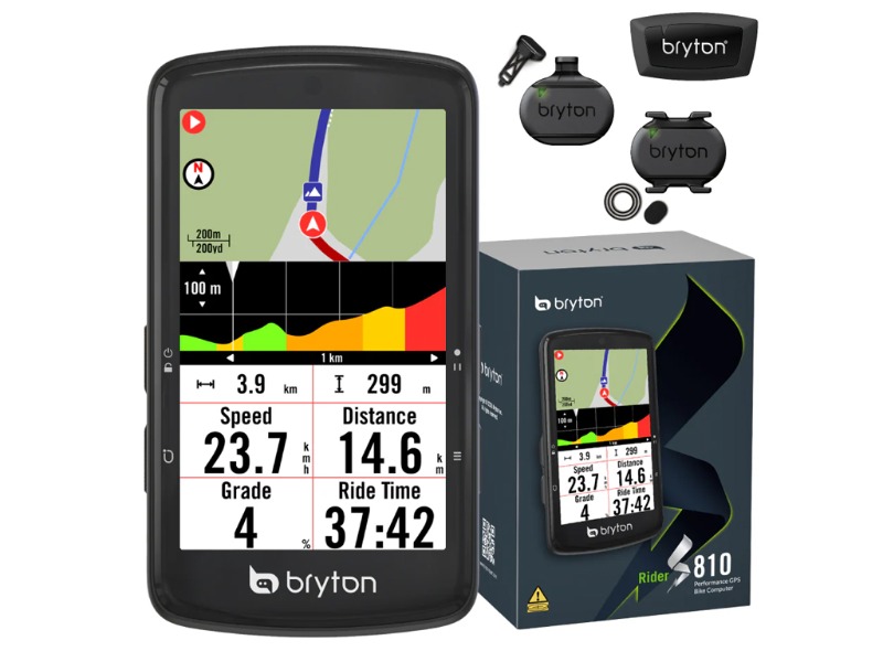 KOLESARSKI RAČUNALNIK BRYTON RIDER S810E S SENZORJI